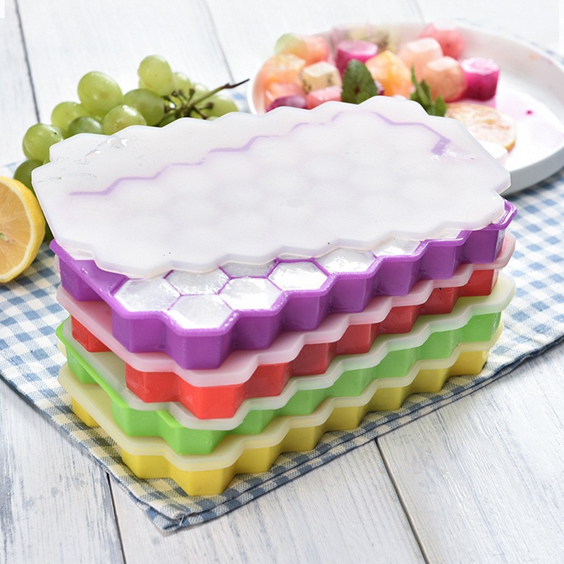 Kitchen Gadgets Organizer - 37 Grids Silicone Ice Grid Ball
