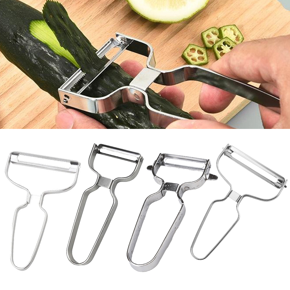 Kitchen Gadgets Hacks - 1pc Stainless Steel Vegetable Fruit Peeler