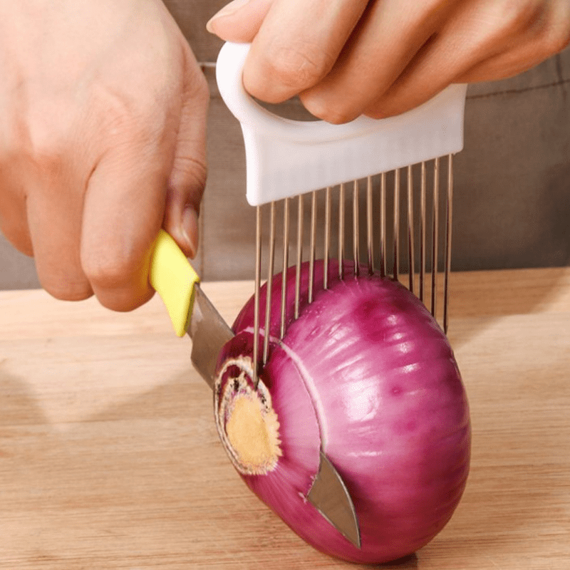 Kitchen Gadgets Hacks - 1/4PC Stainless Steel Onion Needle Onion