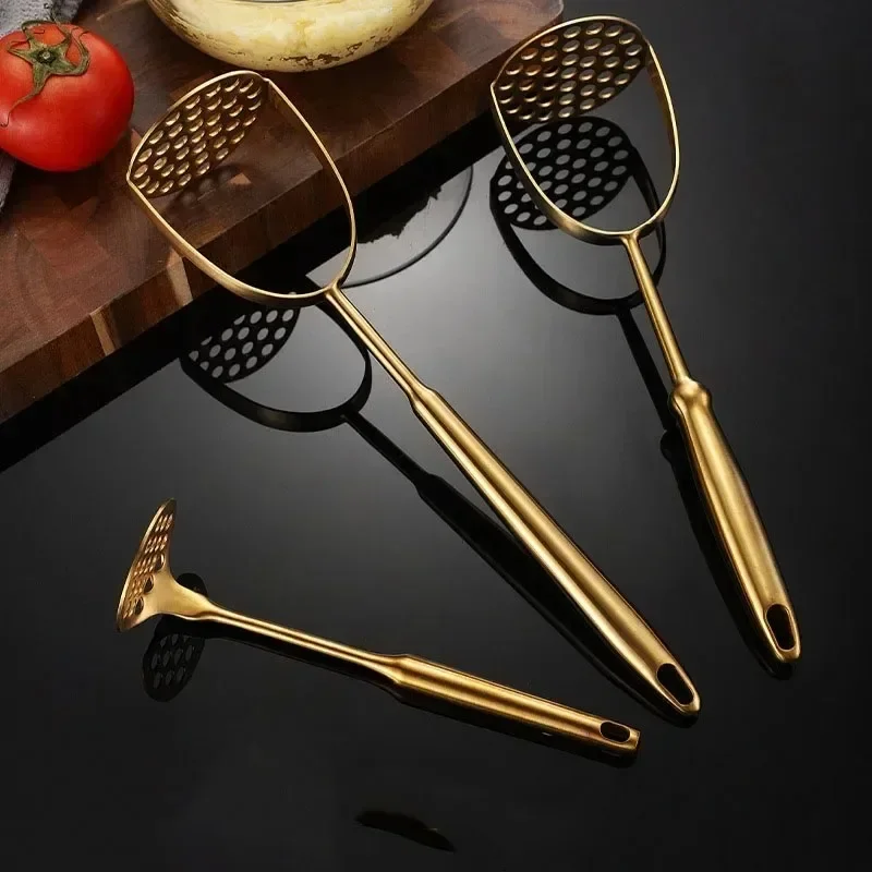 Kitchen Gadgets Hacks - Home Stainless Steel Potato Masher Manual