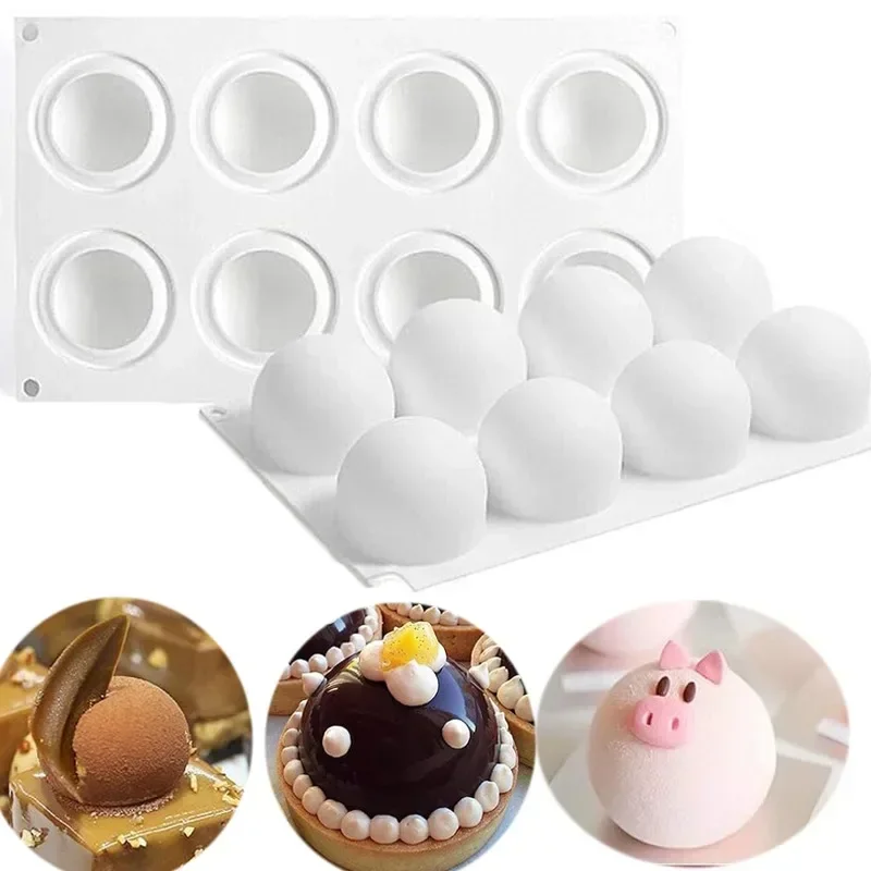 Kitchen Gadgets Ninja - 3D Sphere Silicone Mold For Mousse