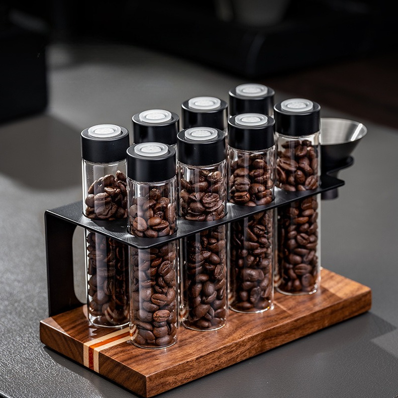 JUSTINLAU Glass Coffee Bean St - Kitchen Gadgets Organizer 评论和价格