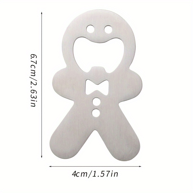 Gingerbread Man Bottle Opener  - Kitchen Gadgets For Men 评论和价格