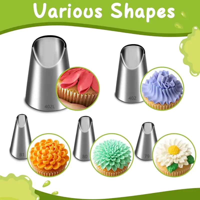 5PCS Stainless Steel Piping No - Kitchen Gadgets Ninja 评论和价格