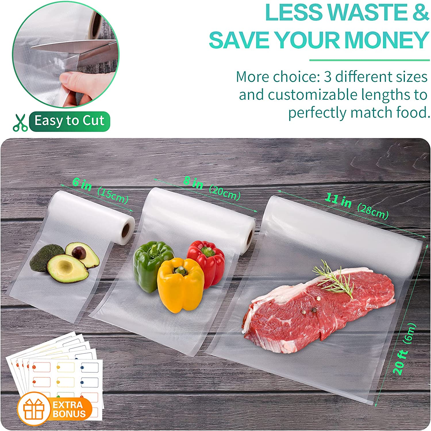 Kitchen Bags For Vacuum Food V - Kitchen Gadgets Organizer 评论和价格