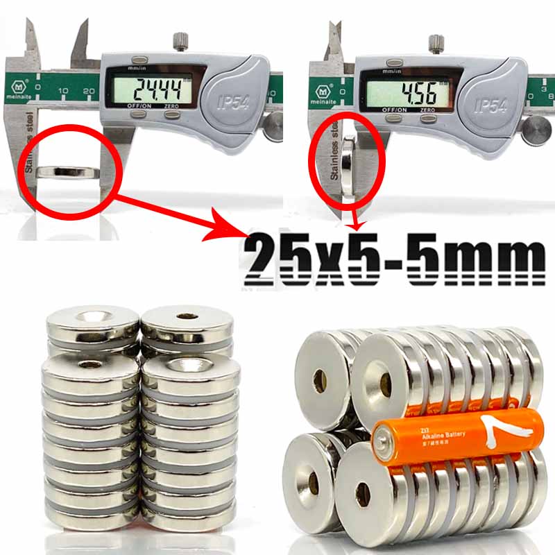 2-100pcs 25x5-5mm Magnet Round - Kitchen Gadgets Under $25 评论和价格