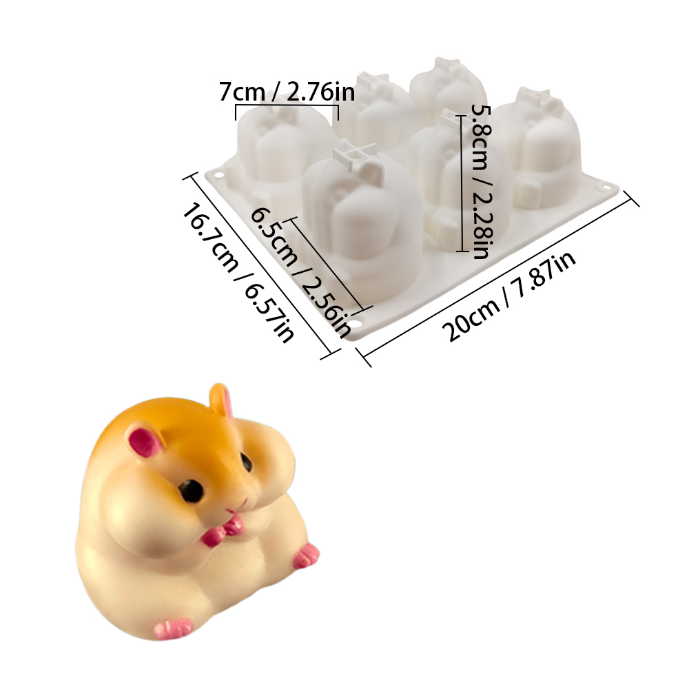 3D Hamster Silicone Cake Mold  - Kitchen Gadgets Ninja 评论和价格