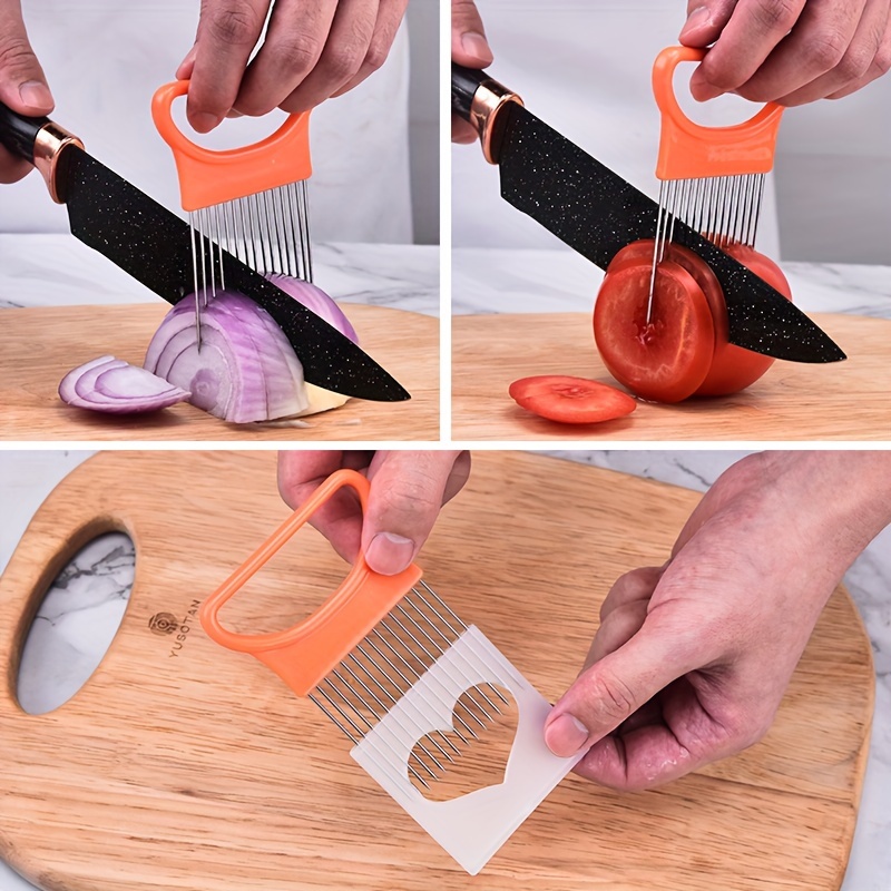 1/4PC Stainless Steel Onion Ne - Kitchen Gadgets Hacks 评论和价格