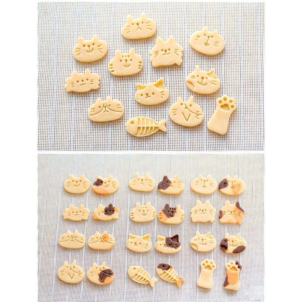 Cute Kitten DIY Stamp Cookie C - Kitchen Gadgets Ninja 评论和价格