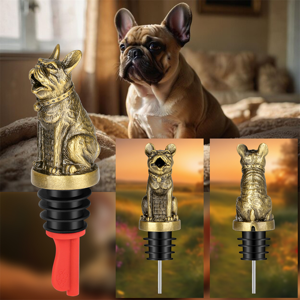 Cute French Bulldog Wine Pouer - Kitchen Gadgets Ninja 评论和价格