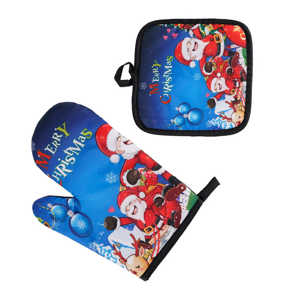 Heat Resistant Gloves Xmas Glo - Kitchen Gadgets Xmas Gifts 评论和价格